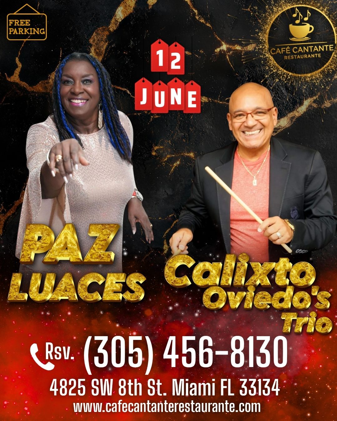 Paz Luaces & Calixto Oviedo's Trio | 12 JUN