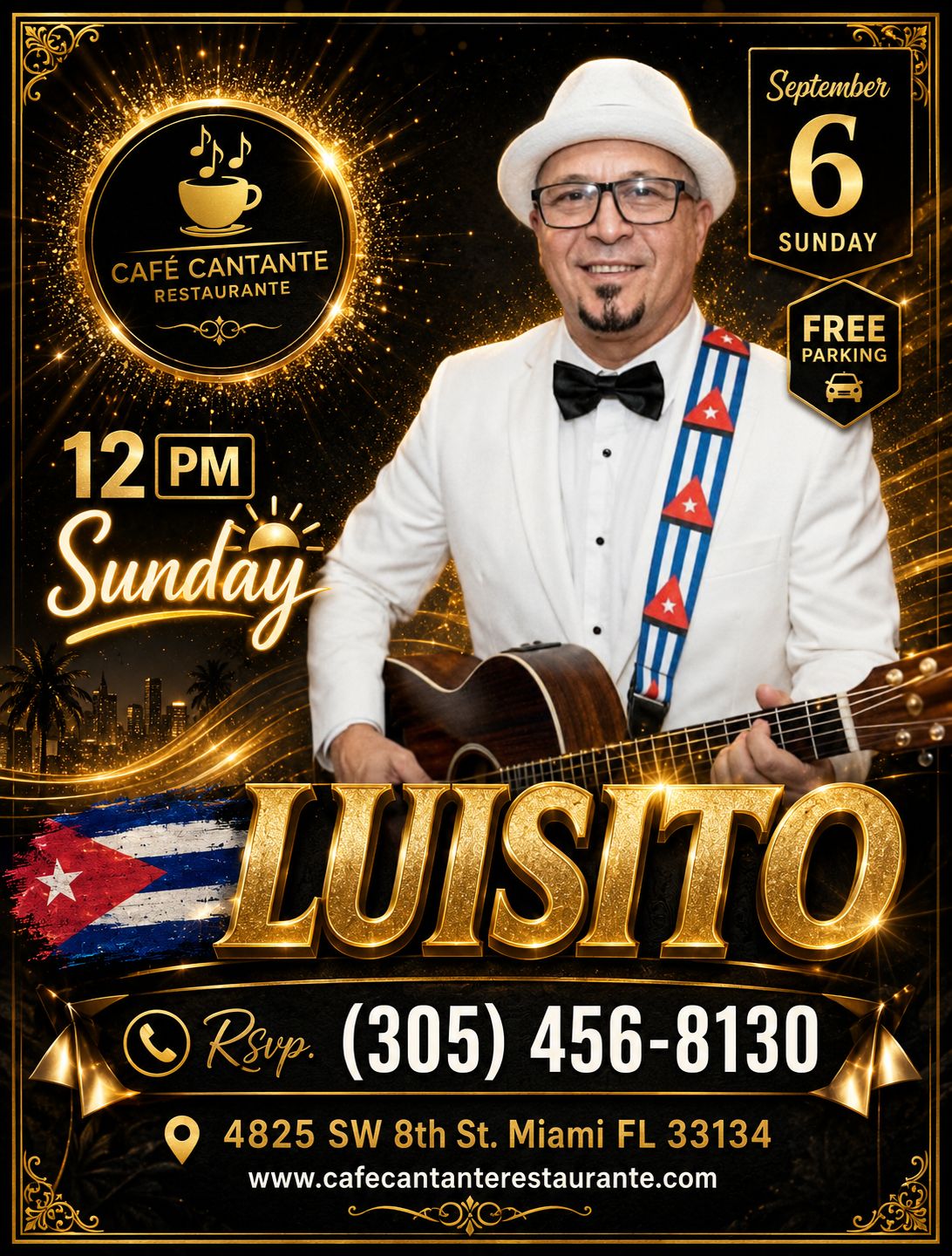 Domingo de Brunch con Luisito | 06 SEP | $50 p/p · Food Included