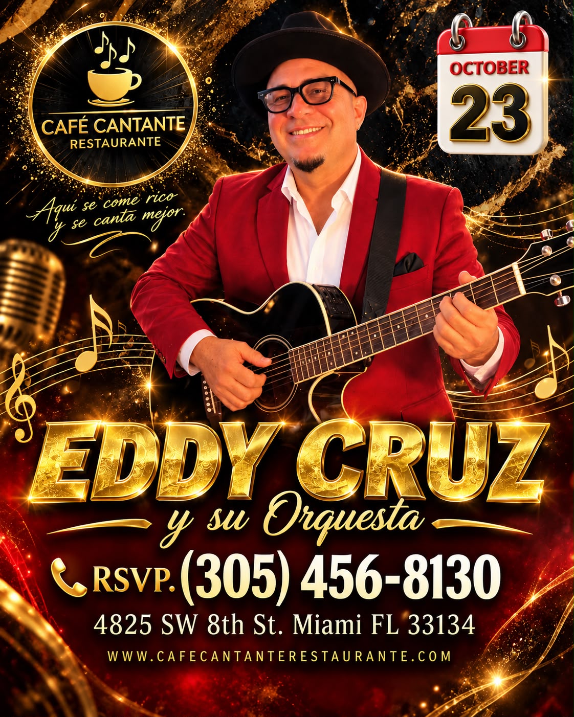 Eddy Cruz y su Orquesta | 23 OCT