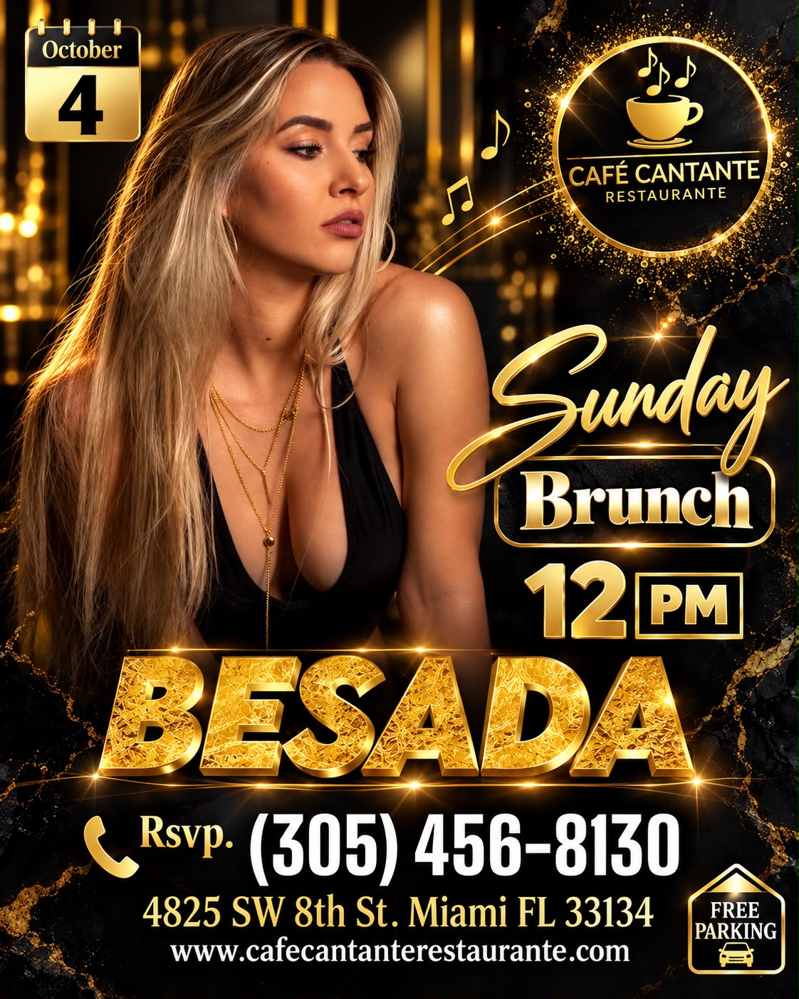 Domingo de Brunch con Besada | 04 OCT | $50 p/p · Food Included