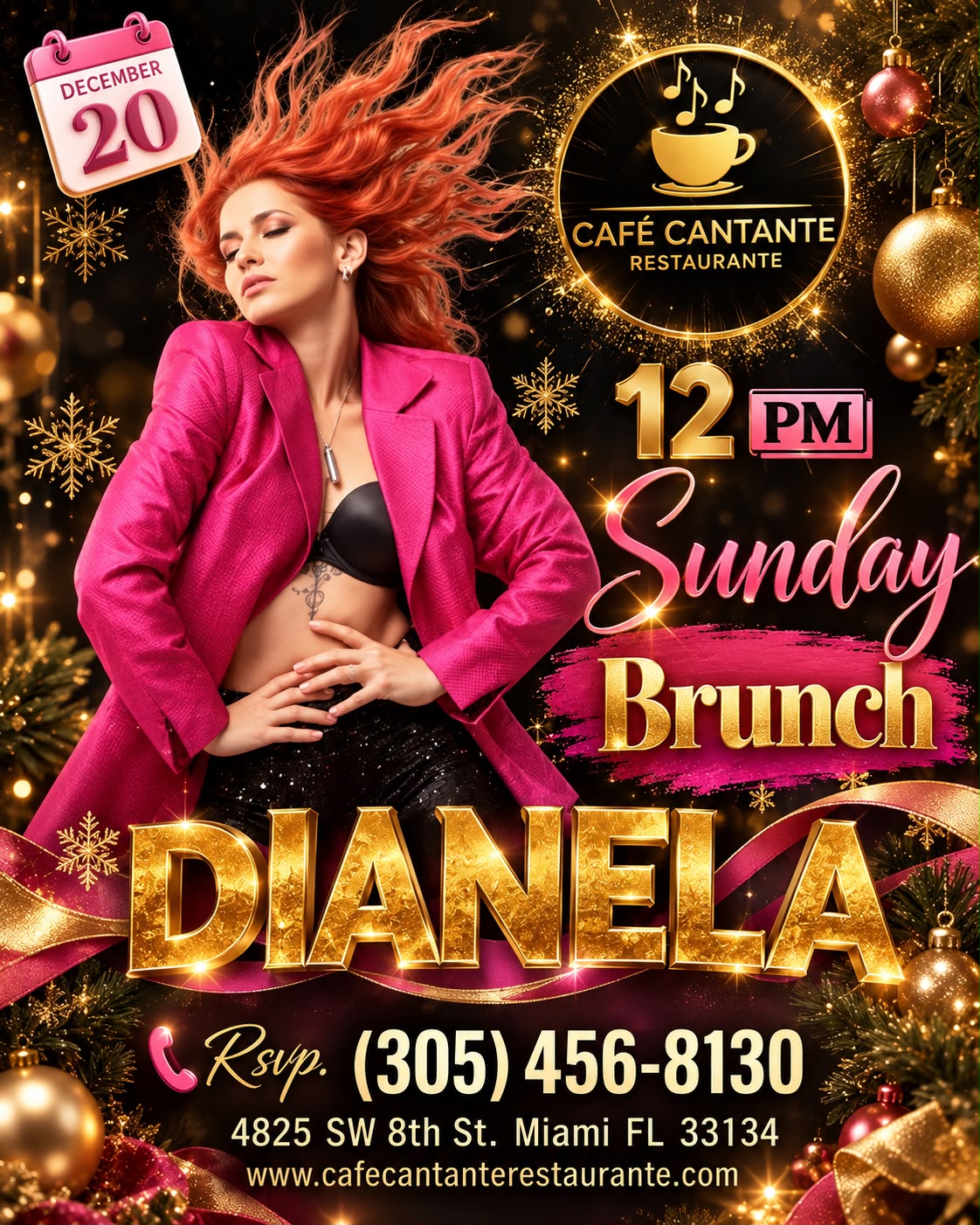 Domingo de Brunch con Dianela | 20 DIC | $50 p/p · Food Included